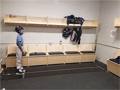 Facemasks Block Lower Visual Field in Youth Ice Hockey